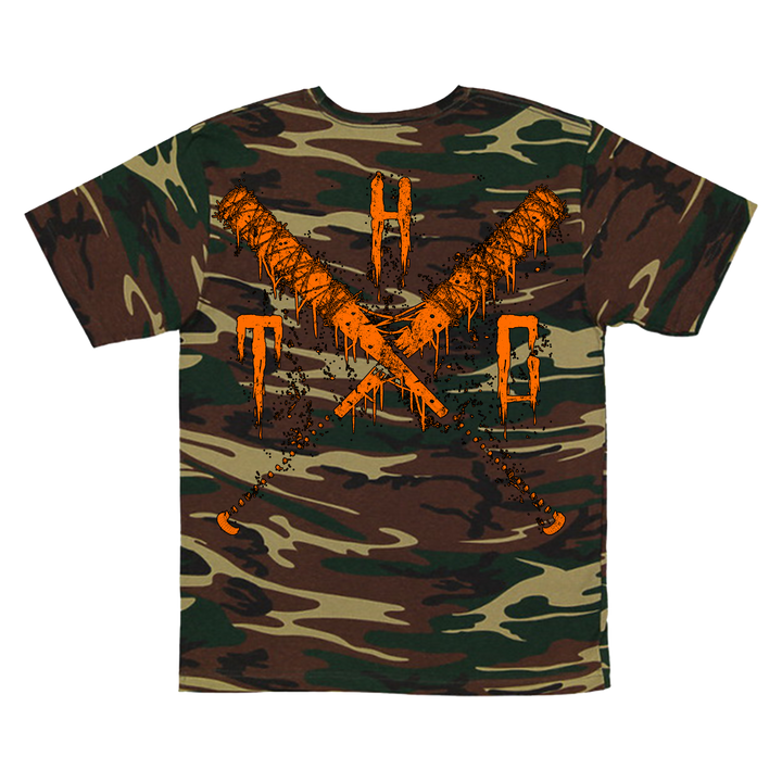 Green Camo Slam Logo T-Shirt
