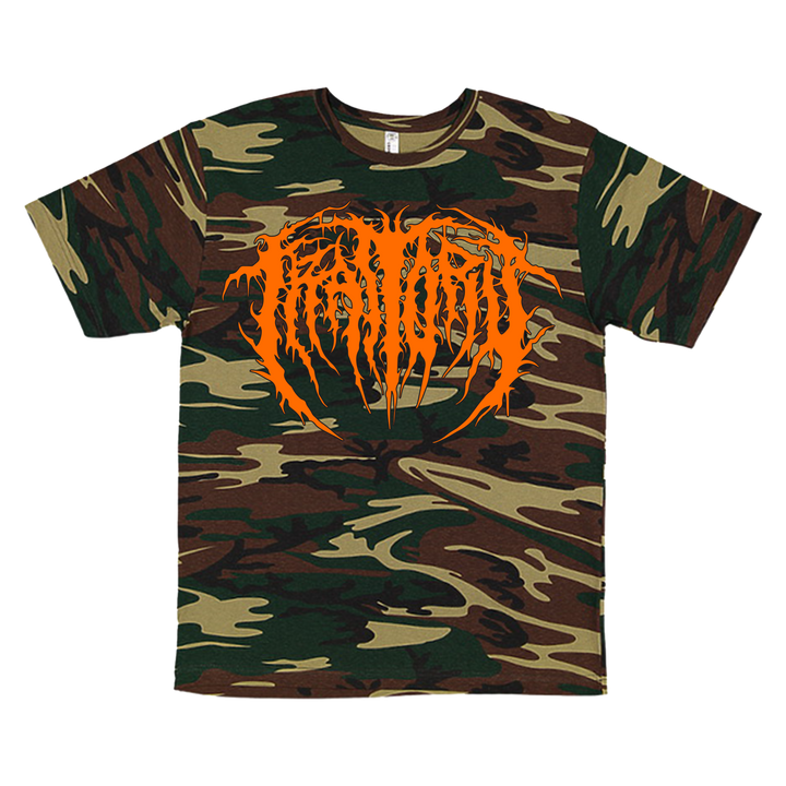 Green Camo Slam Logo T-Shirt